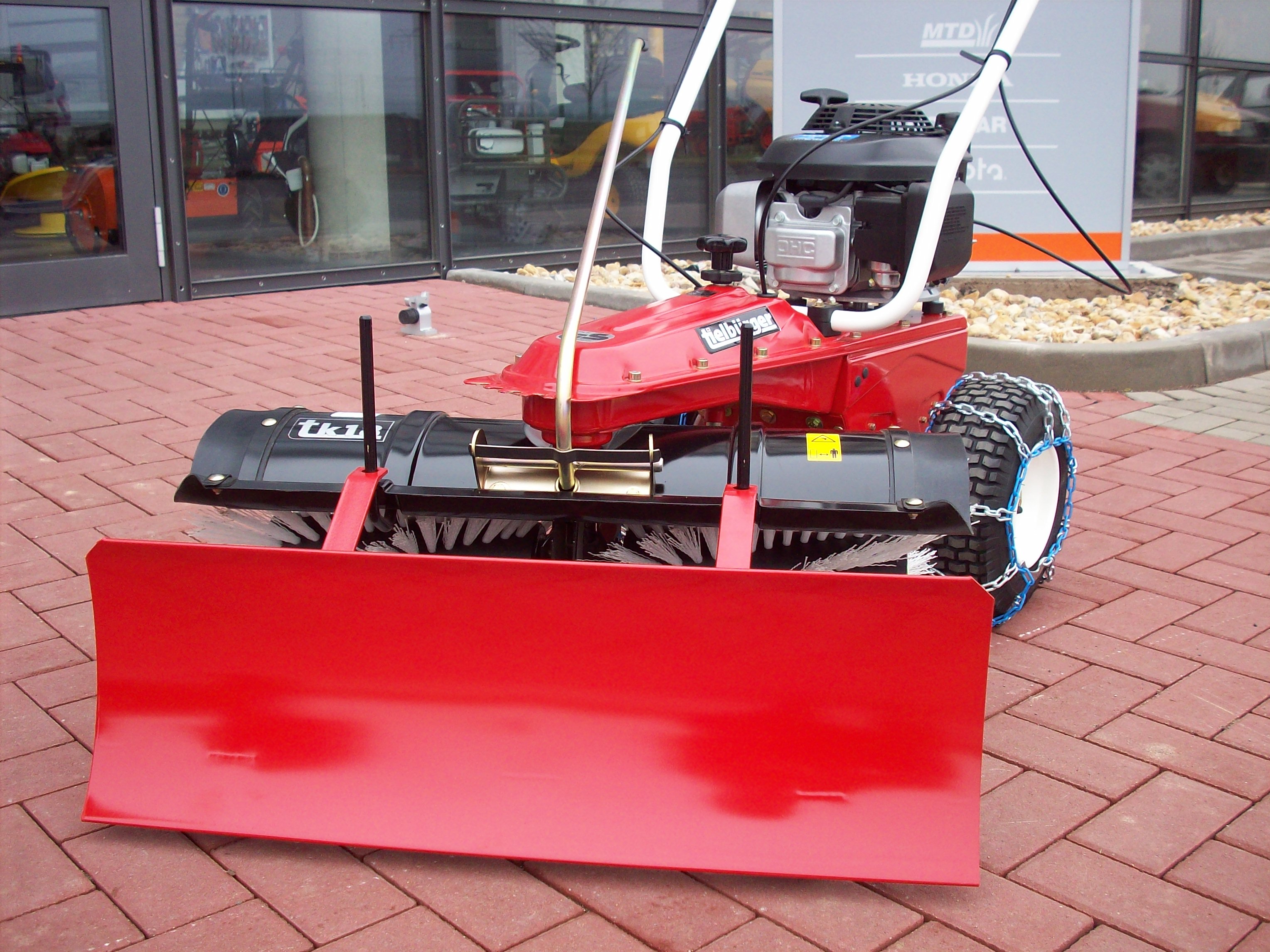 Schneeschild für tielbürger Kehrmaschine tk18