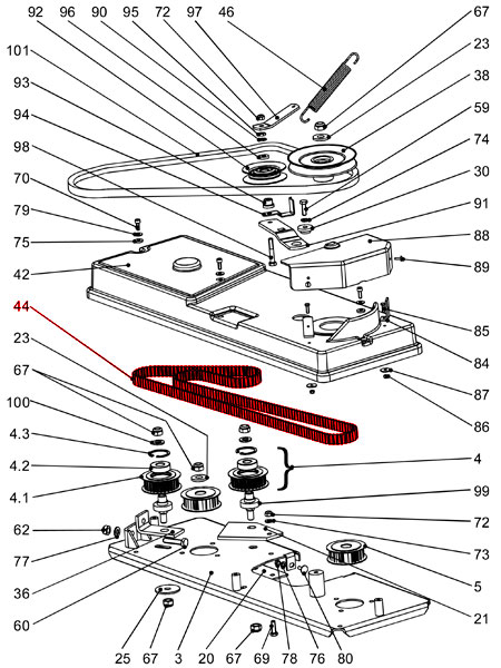 ersatzteile-rasentraktor-zahnriemen-messer-antrieb-silvertrac-max-2200-und-4wd-kokotech