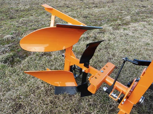 Einschar Drehpflug 25 cm mit Rad